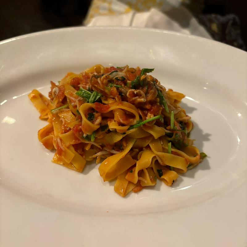 牛肉パスタ(オステリア クロチェッタ)