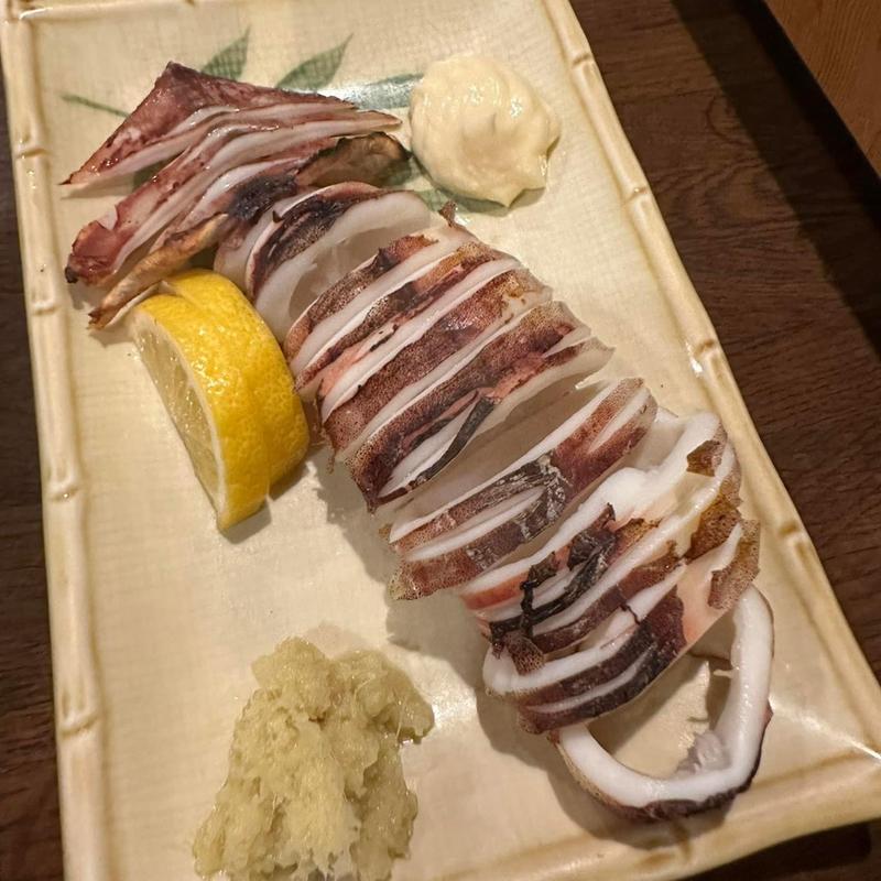 イカの丸焼き(酒処 玉善)