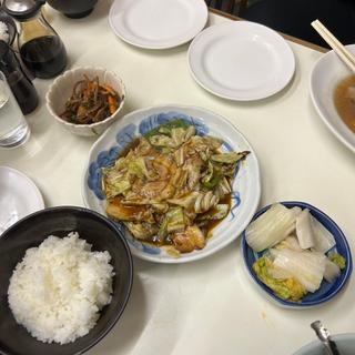 豚肉キャベツ辛子味噌炒め(太古一支店 （タコイチシテン）)