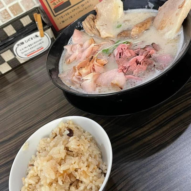 濃厚塩肉そば 肉増し(肉麺 ひだまり庵)