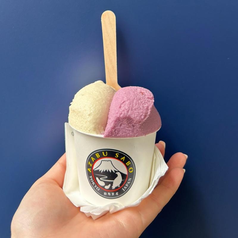 ダブル(麻布茶房　北海道アイスクリーム)