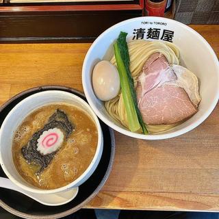 鶏白湯つけ麺 中(清麺屋)