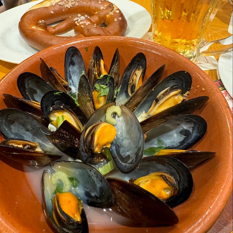 ムール貝のワイン蒸し(ビヤホールライオン 相鉄店)