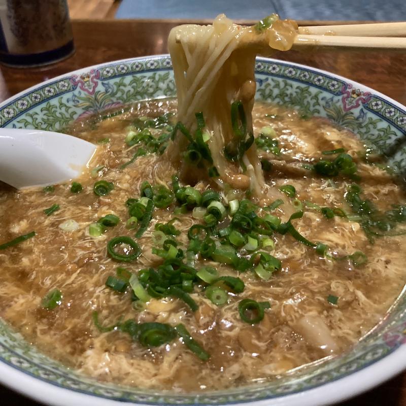 納豆ラーメン(かじか茶屋 )