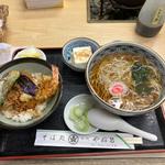 天丼セット(そば処 やぶ昌)