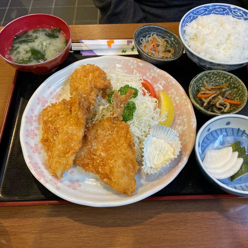 アジフライ定食(すゞ家)