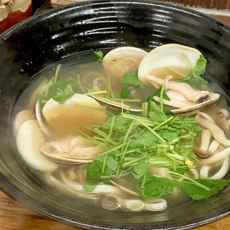 はまぐりうどん(谷九 ふる里)