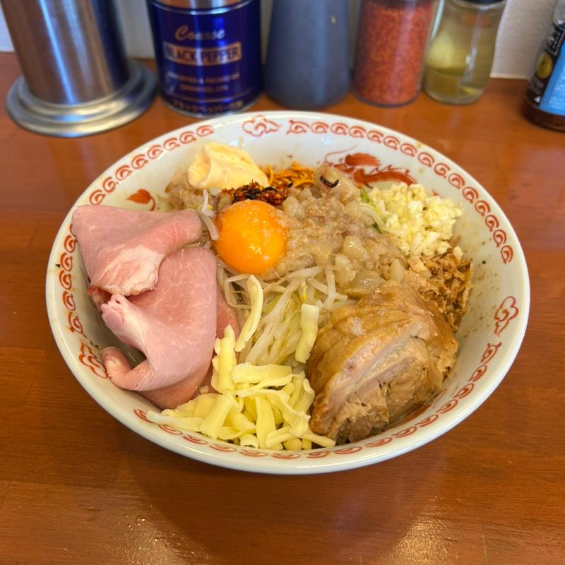 まぜそば並全部乗せローストポーク(それいけ！たかちゃんラーメン)