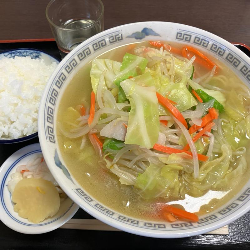 タンメン大盛り+半ライス(ちんや食堂 )