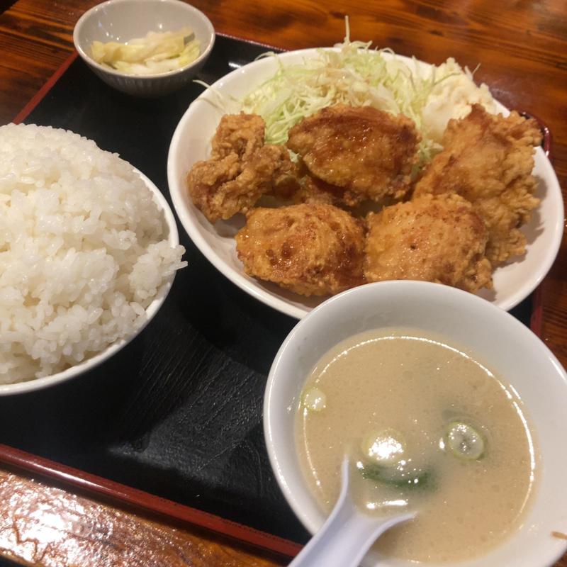 とりの唐揚げ定食(どんく)