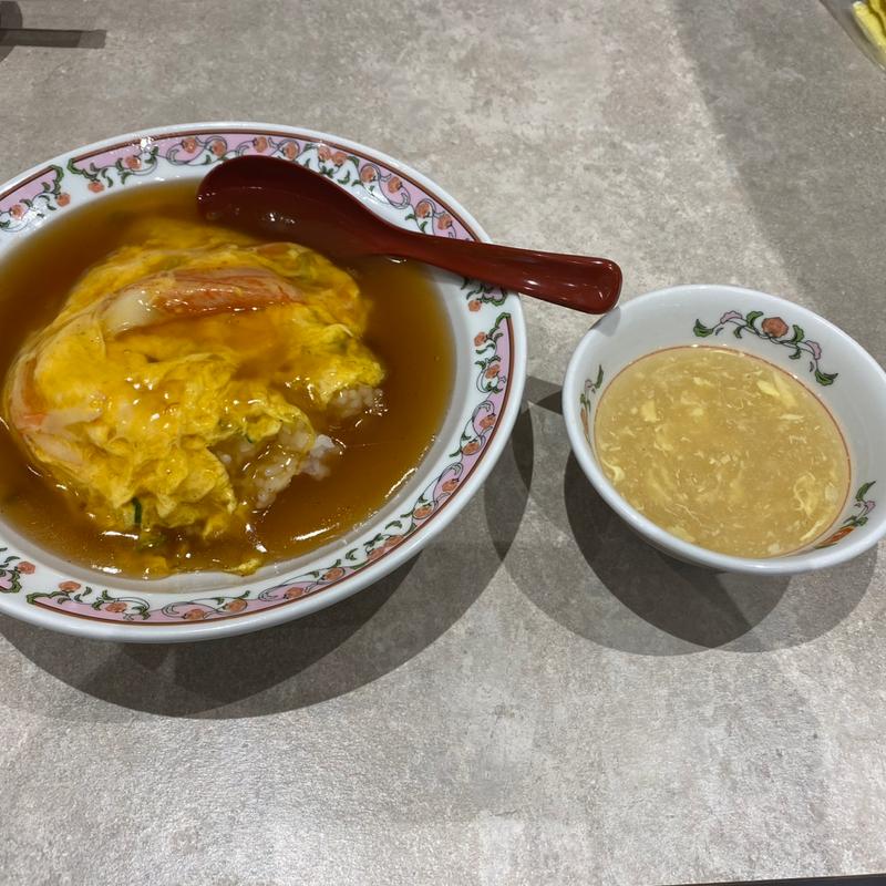 天津飯(餃子の王将 イオンモール東員店)