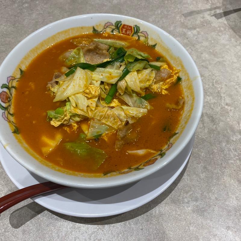 豚辛ラーメン(餃子の王将 イオンモール東員店)