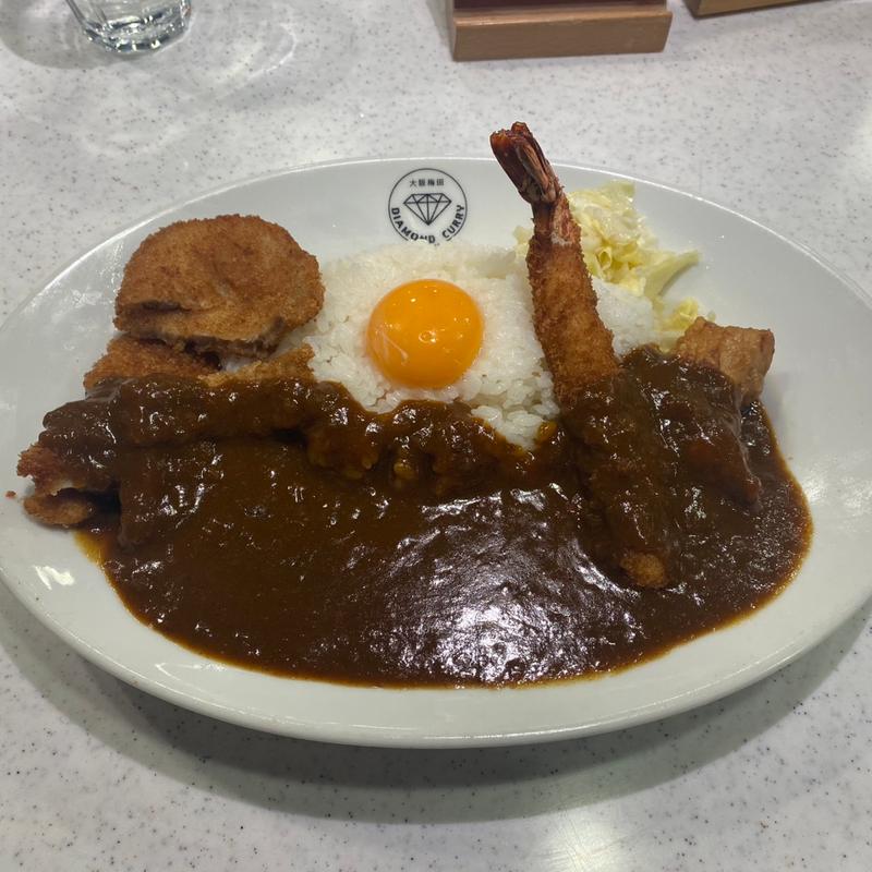 全部のせカレー(ダイヤモンドカリー)