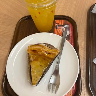 オレンジジュース　アップルパイ