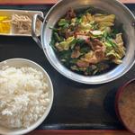 肉ニラ炒め定食(欅屋 （KEYAKIYA）)