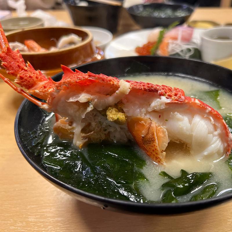 伊勢海老の味噌汁(びんび家 （びんびや）)