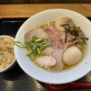 鶏 清湯 淡麗塩+味玉(麺や まなか)