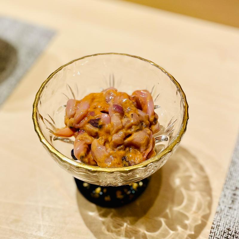 スルメイカ軟骨の塩辛(意気な寿し処 阿部 青山店)