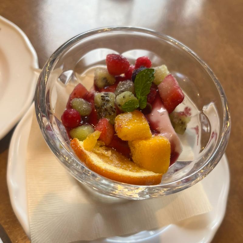 彩りフルーツのババロア風(ジョリーパスタ 亀岡店 )