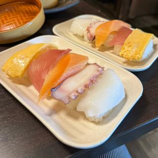 本日の寿司5点盛り(かにざんまい 名古屋栄店)
