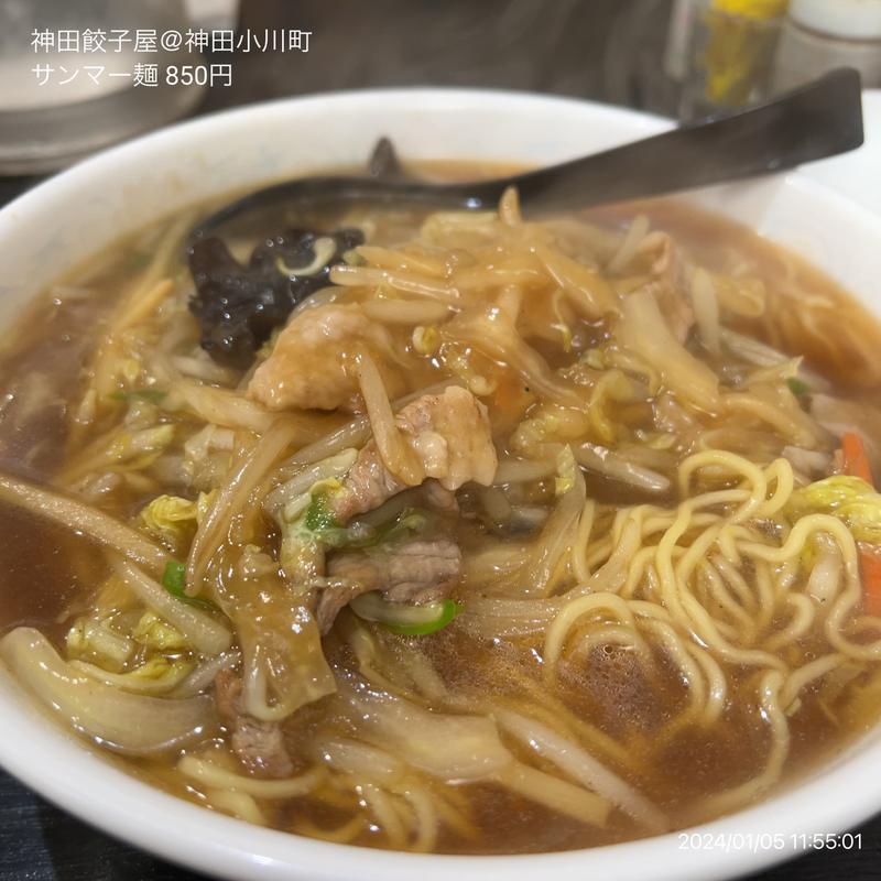 サンマー麺(神田餃子屋 )