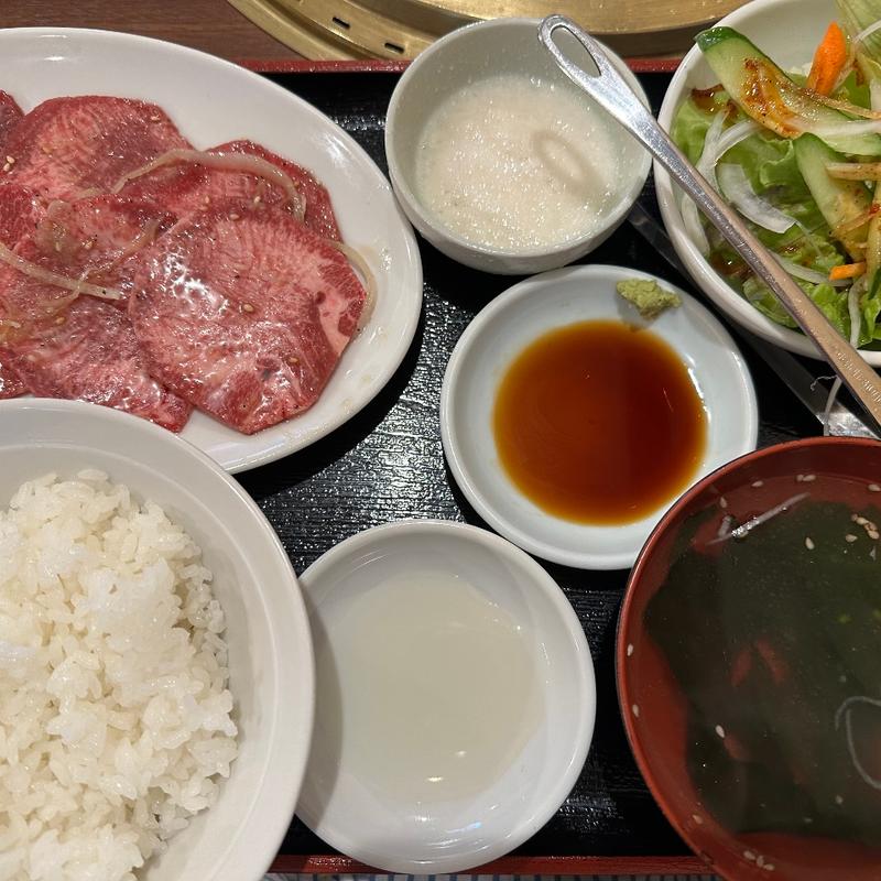 タンとろ御膳(じゅらく苑)