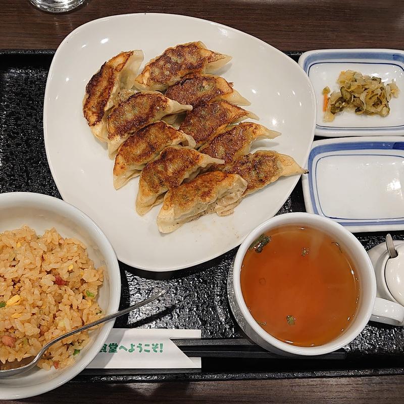 ぎょうざ10個定食(リンガーハット 阪急大井町ガーデン店)