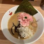蟹油そば＋雑炊セット(Crub台風。)