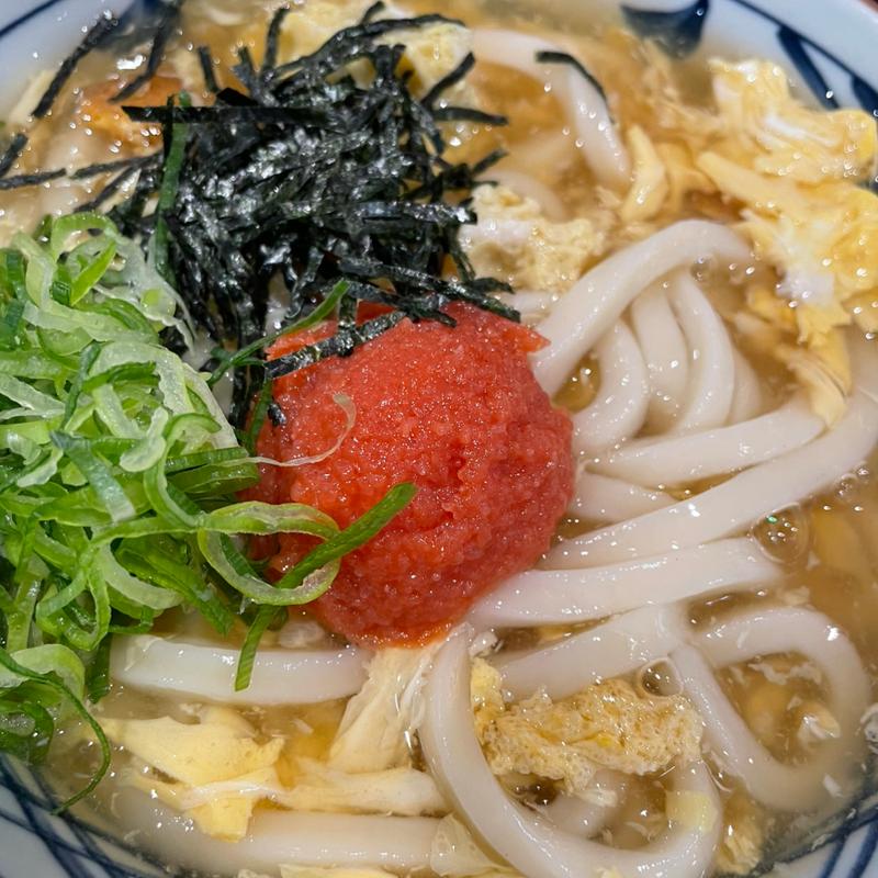 明太玉子あんかけうどん(丸亀製麺イオンモール東久留米)