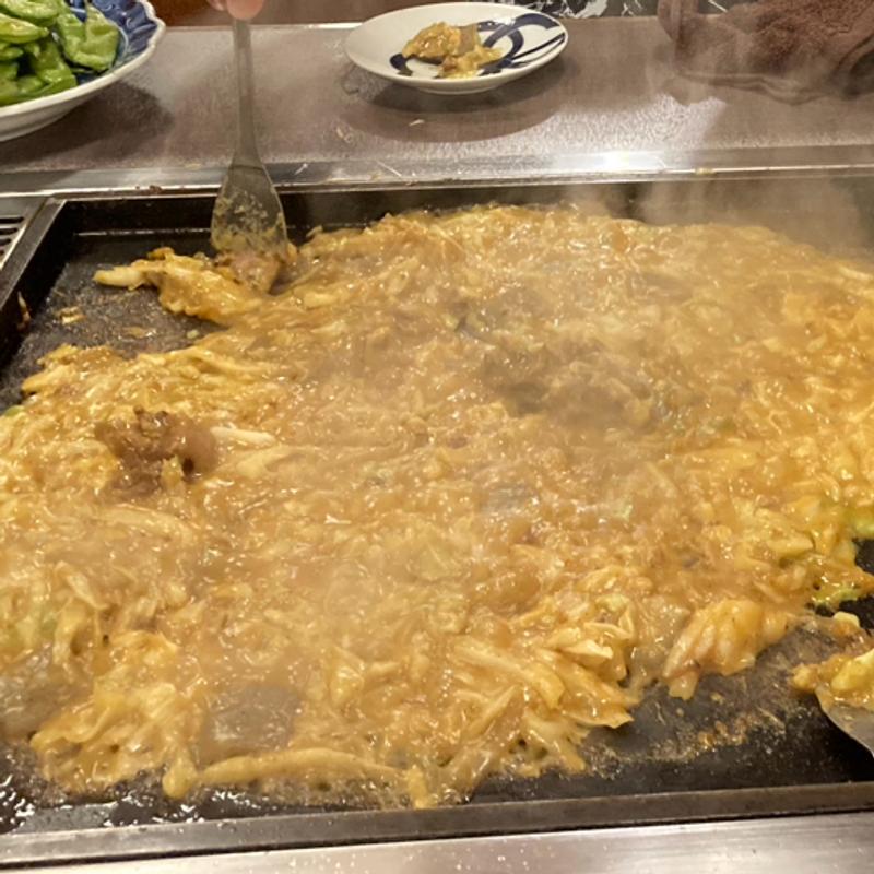 和牛すじカレーもんじゃ(月島もんじゃ もへじ 上野分店)