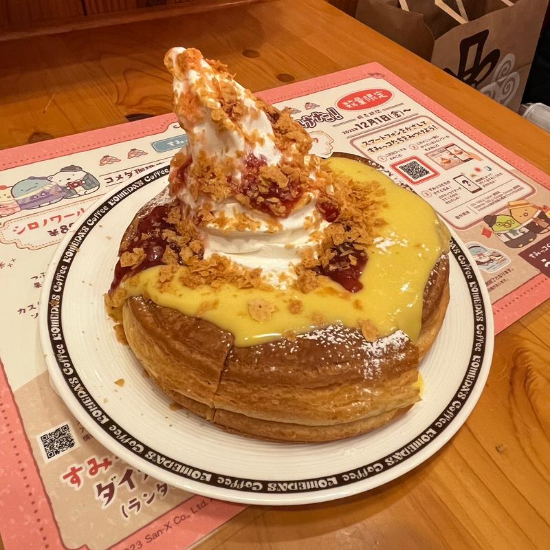 シロノワール いちごのミルフィーユ(珈琲所 コメダ珈琲店 上尾上店)