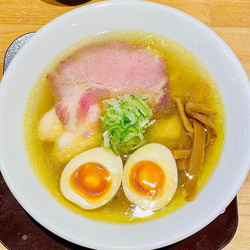 会津地鶏らーめん (塩)(らぁ麺 おかむら)