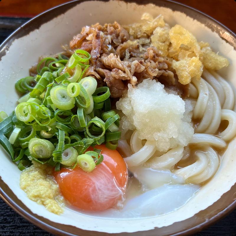 温玉肉ぶっかけ(うどんや )