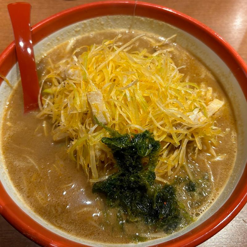 伊勢味噌肉ねぎラーメン(麺場 田所商店 多摩ニュータウン店)