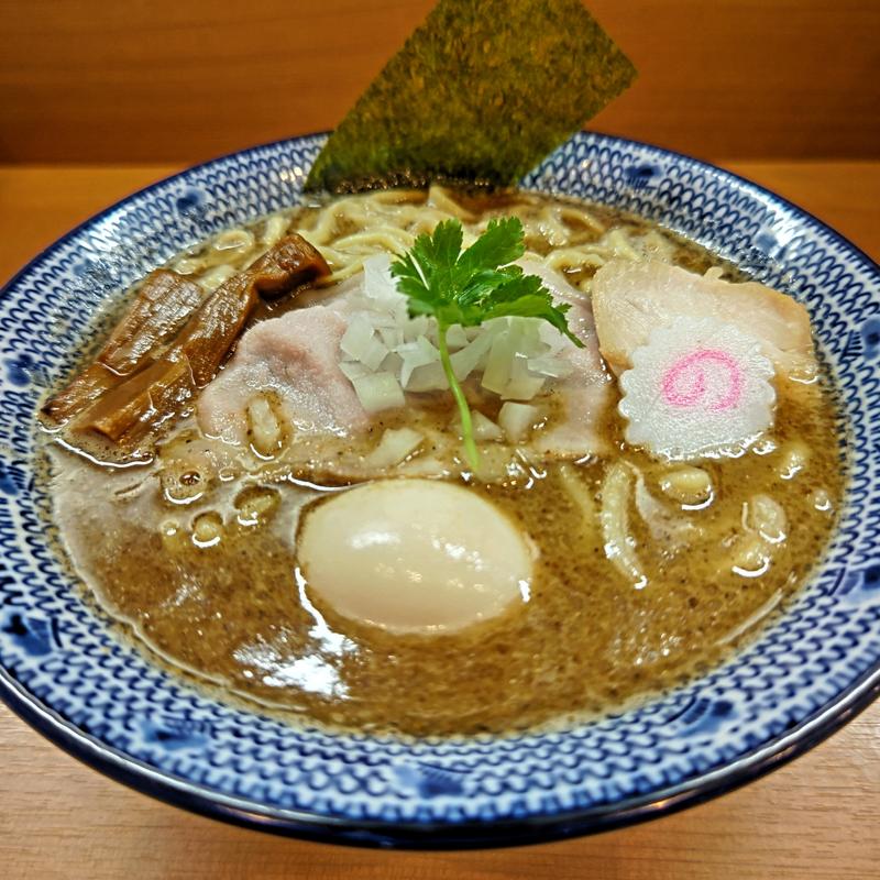 味玉濃厚魚介豚骨中華そば(麺匠 善し田)