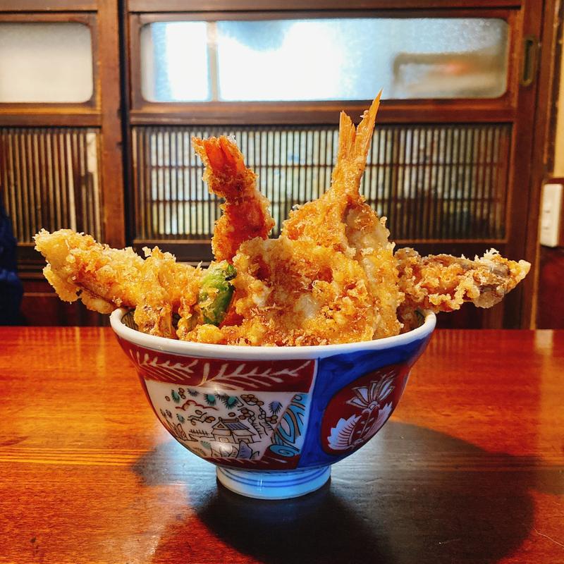 天丼　ハ(土手の伊勢屋 （どてのいせや）)