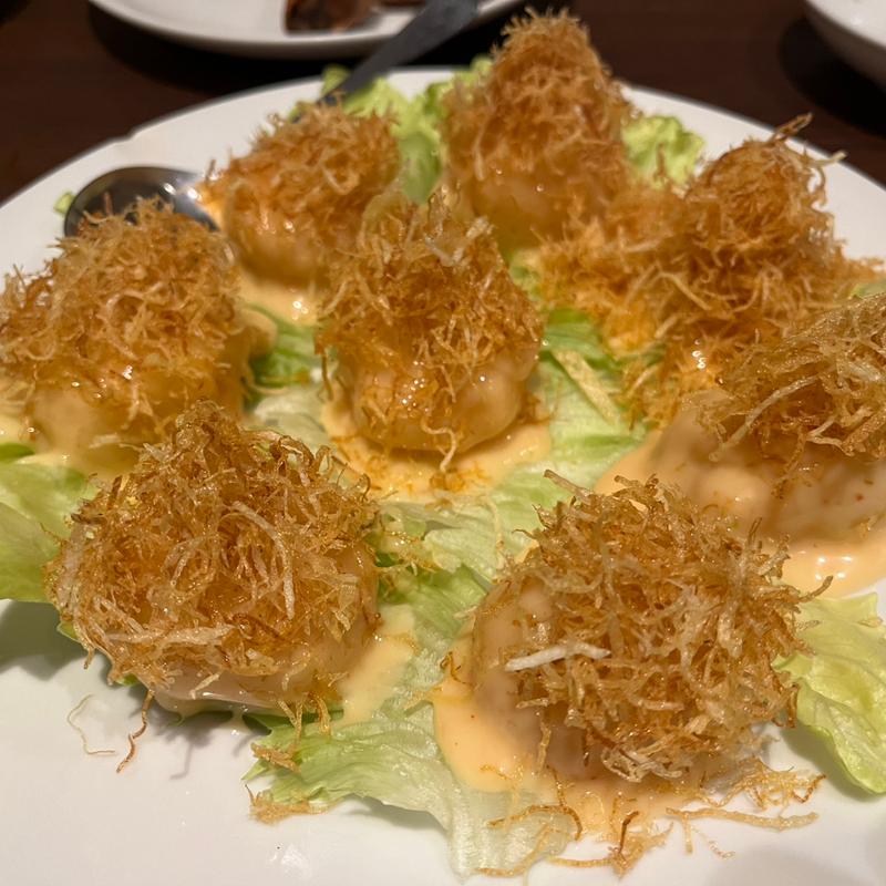 パリパリ黄金エビマヨネーズ(天外天刀削麺 )