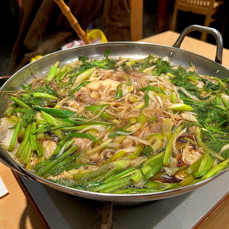 鴨せり鍋(末廣寿し （スエヒロズシ）)