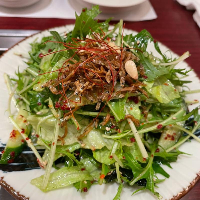 ジャコサラダ(さんか亭)