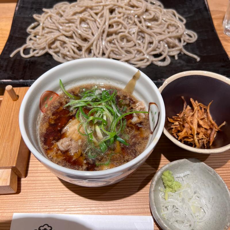 豚ごぼうつけそば切り（大盛）(つけ蕎麦 恵比寿 初代)