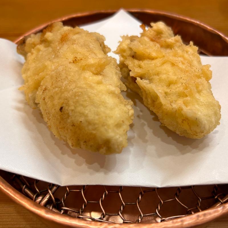 かきの天ぷら(天ぷら 天藤(てんとう))