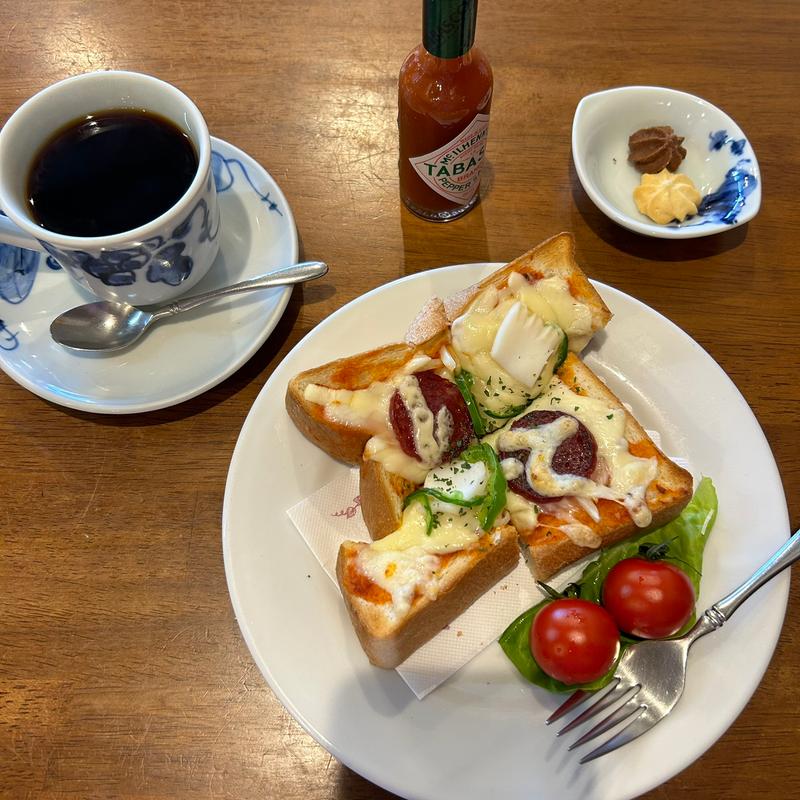 ピザトーストセット(アデリータ 綱島店)