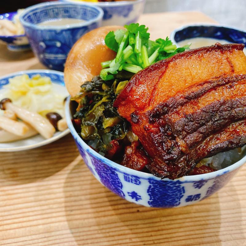 魯肉飯定食(貯水葉)