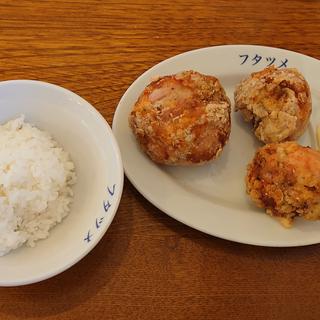 唐揚げセット(極濃湯麺 フタツメ 貝沢店)