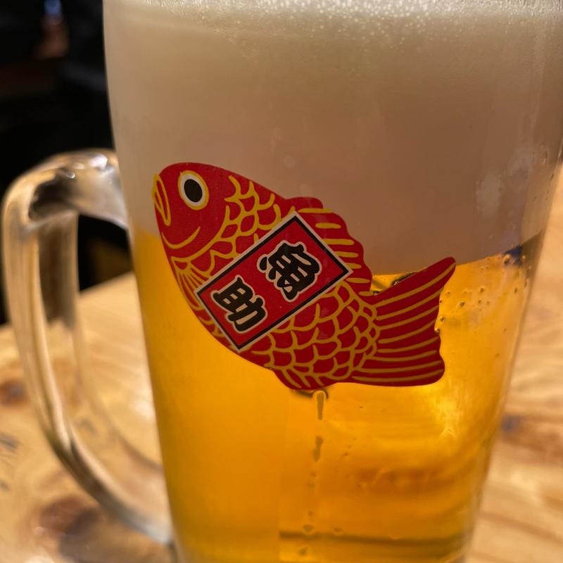 生ビール(長浜鮮魚卸直営店 博多 魚助)