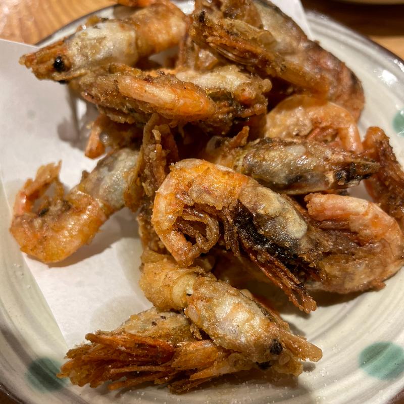 海老唐揚げ(長浜鮮魚卸直営店 博多 魚助)