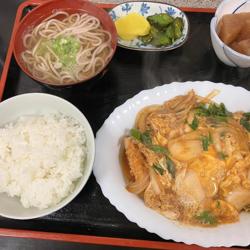 カツたま定食(みつはし)