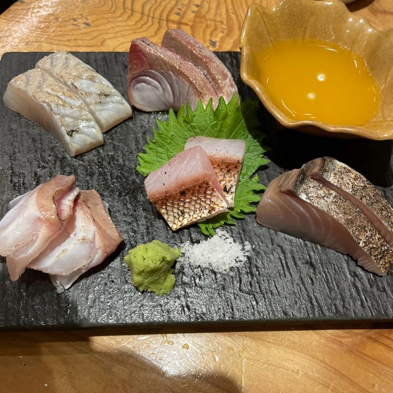 刺身炙り盛り(長浜鮮魚卸直営店 博多 魚助)