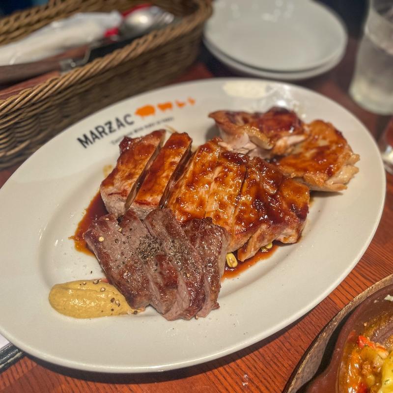 炭火焼きコンフィ3種盛り合わせ(MARZAC 表参道)