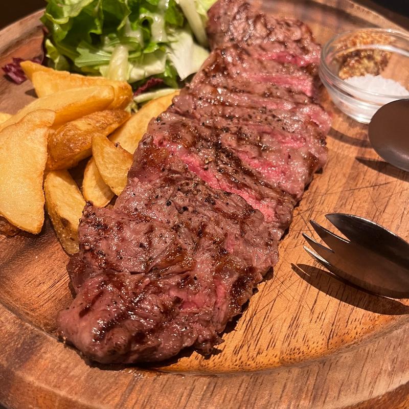 牛肉モリタ屋さんのお肉を使ったステーキ(ホテルギンモンド京都 )